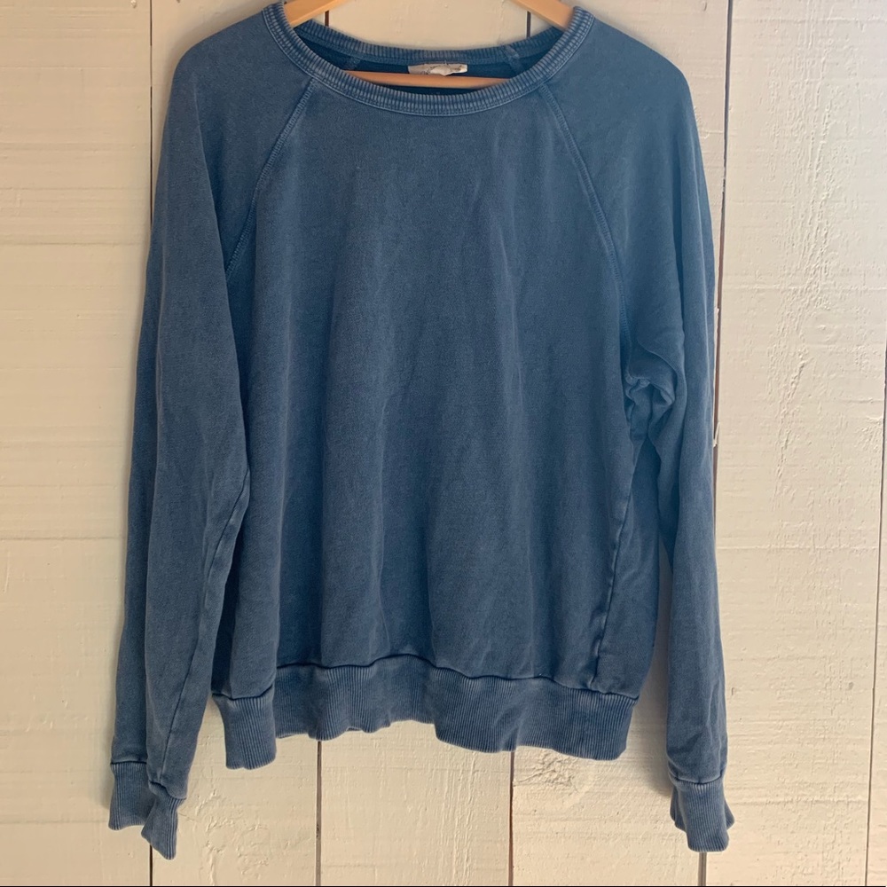 Blue Crew Neck Sweatshirt